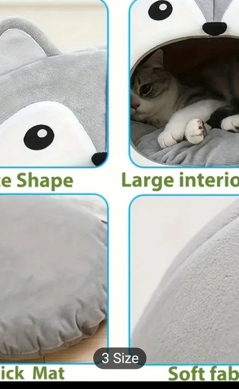 Cat Bed with Ears